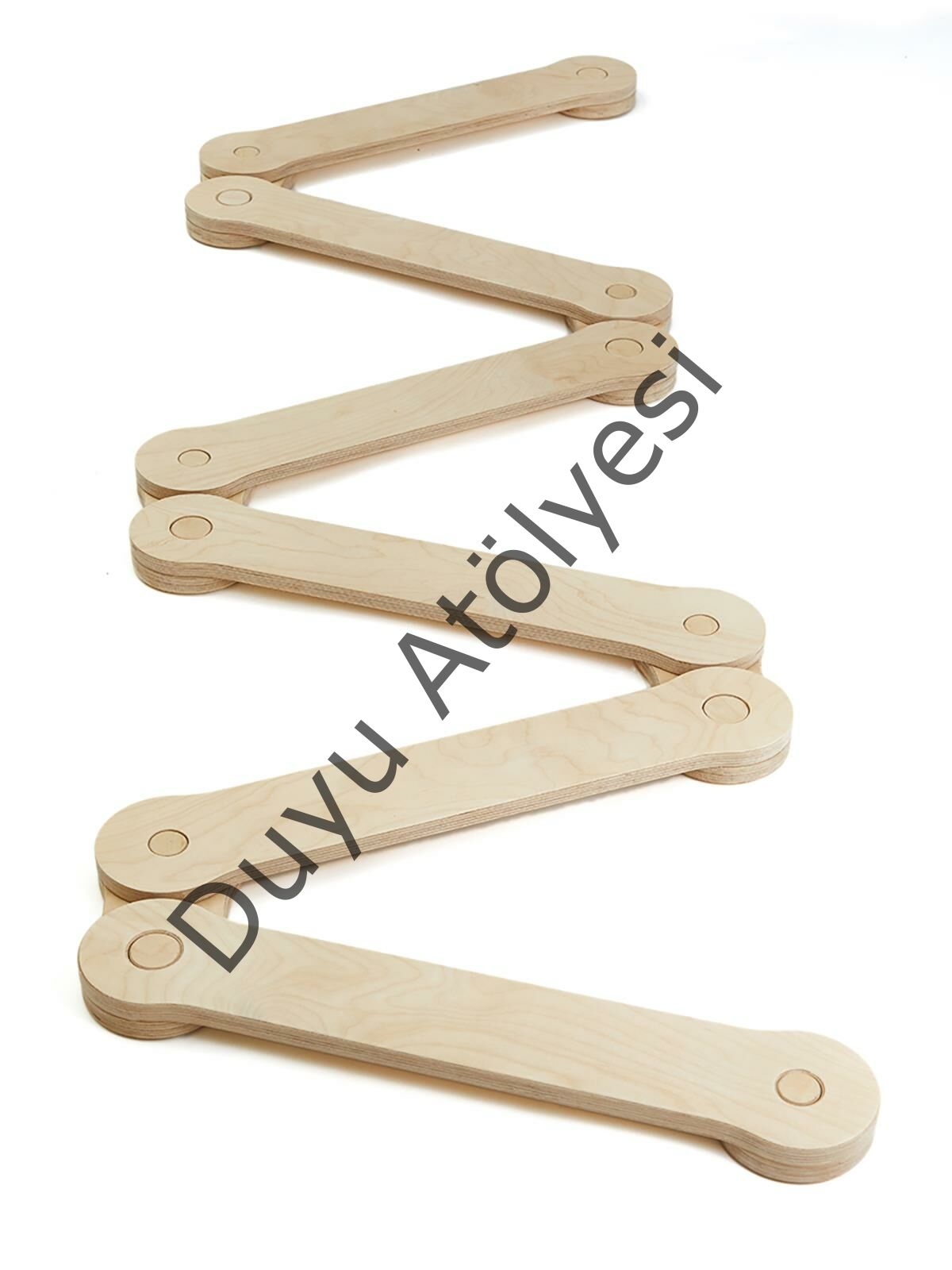 Hareketli Ahşap Denge Yürüme Yolu