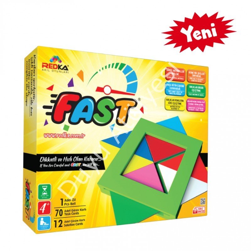 Fast Oyunu Şekil Geometri Simetri