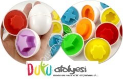 Geometrik Şekilli Yumurtalar 12 Parça