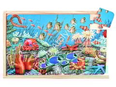 Ahşap Puzzle Okyanusta Yaşam Modeli