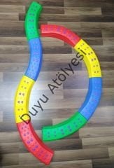 Dalgalı Denge Eğitim Yürüme Yolu Taşı